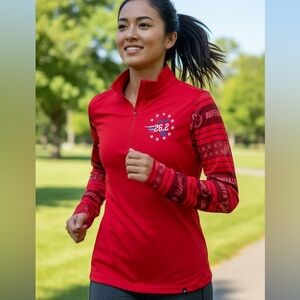 BUFFALO Marathon 2018 Quarter Zip Pullover